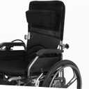 FOMIYES Wheelchair Backrest Extension Kit High Back Removable Back Cushion for Manual Wheelchairs Adjustable Heightening Supplies for Disabled Users Sturdy Cloth Material, 40x36cm