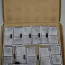 12-Pack EF-S Replacement Filter Cartridges for BF5 BettaFlo Aquarium, Professional Triple Filtration to Keep Water Crystal Clear & Fish Healthy, High-Density Activated Carbon Refills for Fish Tank