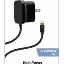ZGear Lightning Cable High Power Wall Charger 12Watts - Black