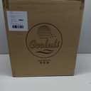 Cooluli 20 Liter Mini Fridge with Temperature Control - White Thermoelectric Cooler and Warmer for Bedroom, Office, Car, Dorm