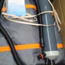 Inflatable Tents for Camping,Easy Blow Up Tent with Hand Pump,4 Seasons Waterproof Air Inflatable Camping Tent House for Family Weekend Camping (4-6 Person/Grey)