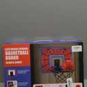 Basketball Hoop Indoor, Mini Basketball Hoop LED with 3 Balls and Scoreboard, Over The Door Basketball Hoop, Basketball Kids Toys Gifts for 3 4 5 6 7 8 9 10 11 12 Year Boys (Red)