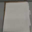 Simplebrand Sheer Curtains 72 Inches Long 2 Panels for Living Room, Dual Rod Pockets Airy Window Treatments Voile Curtains Sheer Panels Lightweight for Front Back Patio Glass Door, Ivory, 42" Width