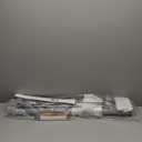 Retractable Baby Gates 2 Pack, 55" Wide Mesh Dog Gate Indoor, 34'' Tall Gate for Stairs Doorways Hallways Deck, Child Pet Safety Gate for Indoor Outdoor Home Use, Grey (Gray)