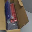 Larlarsa 6PCS Magnetic Socket Organizer Set, SAE & Metric Magnetic Socket Holder, 1/4"", 3/8"", 1/2"" Magnetic Socket Trays, 141 Pieces Deep & Shallow Sockets Organizer., Blue&red, HIP-010