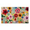 LUA VIKA Coir Door mats Outdoor - Botanic - Welcome mats for Front Door - Coir Doormat Outdoor Entrance - 16''x27.5''