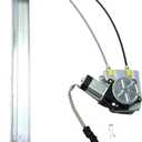 JC Whitney Window Regulator Rear, Passenger Side Compatible with Jeep Liberty 2002-2006 RH, Power, w/Motor, Ball Stud Style, w/Spring Clip, To 11-10-05 JJ491707