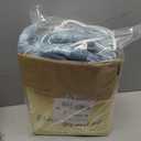 EHEYCIGA Electric Heated Blanket Throw Faux Fur, 10 Hours Auto Shut Off 9 Heating Levels Heating Blanket Throw, Soft Warm Heated Blanket Fast Heating Light Blue, Faux Fur & Sherpa