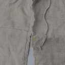 Amazhiyu Womens Pure Linen Summer Drawstring Flowy Wide Leg Pants with Pockets (X-Large, Flax)
