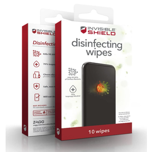 4pcs ZAGG Invisible Shield Device Wipes (10 wipes Pack) for Smartphones & Tablets 