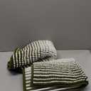 BSICPRO Bathroom Rugs and Mats Sets, 2 Piece Thick Absorbent Chenille Bath Mat Rug Set Non Slip, Soft Shaggy Bath Room Floor Mats for Bathroom, Machine Washable (Sage, 20" x 32" Plus 16" x 24")