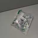 Maitys Plastic Storage Hooks, 4 Pieces Multi Hanging Organizers for Coats, Towels, Bags, Hats, Scarves (White)