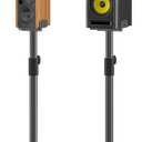 Upgraded Universal Speaker Stands Pair with Height Adjustable Max to 37.5" Bookshelf Speaker Stands for Klipsch, Polk, Yamaha, Bose, Sony Satellite & Surround Sound Speaker Stand with Cable Management