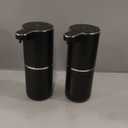 2 Pack Automatic Soap Dispenser,Automatic Liquid Soap Dispenser Touchless,12.8oz/380ml USB Rechargeabled Wall Mounted Smart Soap Dispensers for Bathroom Kitchen Dish Soap(Black)