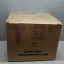 BestOffice Bar Stools Set of 2, Adjustable PU Leather Swivel Barstools, Modern Counter Stools with Back and Footrest, Counter Height Barstools for Bar, Kitchen and Dining Room (White)