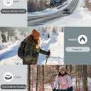 Hat and Scarf Set for Women - One Piece Hat Beanie Winter Face Mask for Women/Men, Warmer Beanie Neck Scarf Ski Snow Hats (Black)