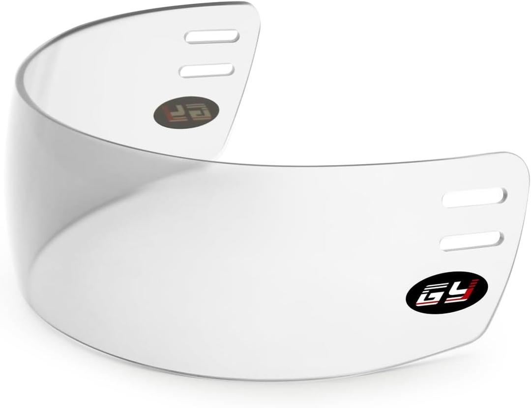 GY Hockey Visor Hockey Helmet Clear Visor Adult & (Anti-Scratch & Anti-Fog) CE Marked, Transparently 