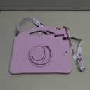 Wazzasoft iPad Case for 6th/5th Generation (2018/2017), Air 1st/2nd Gen, Pro 9.7 (2016) - Girls Cute Cartoon Girly Kawaii Design Silicone Cover With Rotating Stand & Strap 1-Purple, for iPad 5th/6th/Air 1st/Air 2nd/Pro 9.7"