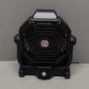 Camping Fan with LED Lantern, 20000 mAh 9 Inch Portable Rechargeable Battery Powered Fan with Stepless Speed and Quiet Battery Operated for Picnic, Barbecue, Fishing, Travel, Home, Tent (Black)