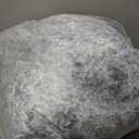 JOLLYVOGUE Dog Beds Large Sized Dog, 36 inches Calming Soft Anti-Anxiety Donut Dogs Bed, Washable Round Fluffy Cushion for Large Pets, Fits up to 80 lbs Pets (01 - Light Grey)