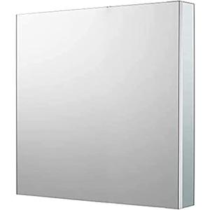 Sunrosa Aluminum Bathroom Medicine Cabinet with Mirror Door, 20"24" Bathroom Mirror Cabinet,Wall-mountable and Recessed-in Mirror Cabinet, 1 Door Medicine Cabinet Organizer with Mirror