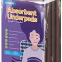 Bed Pads Washable Waterproof 24x36 Inch (4 Pack), Washable Bed Pads for Incontinence, Bed Wetting, and Pet Protection, Brown Ideal for Elderly, Adults, Kids and Pets
