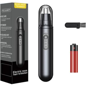 Ear and Nose Hair Trimmers for Men: Skinsafe Nasal Hair Cutter with 5 Months Long Lasting Battery Life - Portable Nose Trimmer Grooming Tool Easy of Use and Clean, Correct Size Nose Hair Remover