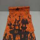 Halloween Haunted House Table Runner,Rustic Farmhouse Kitchen Dining Table Decor,Zombies Halloween Linen Dining Table Decoration Indoor Outdoor Trick or Treat Party Supplies 13x72Inch, JY00479