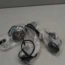 HCmotorku Motorcycle LED Turn Signal Fog Light 39mm 41mm Fork Clamp Front Rear Fit For Harley Sportster XL 883 1200 (Chrome Housing Black Lens)