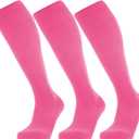 GRAPMKTG 3 Pack Softball Soccer Socks Baseball Football Socks for Youth Men and Women