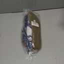 Luffymomo Women's Flat Sandals Open Toe Casual Strappy Sandals Comfortable Ankle Strap Gladiator Slides (6, Navy)