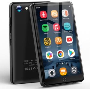 80GB MP3 Player with WiFi and Bluetooth, 4.02" Android MP4 Player with 13MP Camera, Music Player for Kids with Speakers, Streaming Music Player with Spotify, YouTube and Play Store, Support Up 512GB