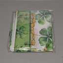 XCHI Green Hats Shamrock Coins St. Patrick's Day Tablecloth Rectangle Table Cloth Washable Table Covers for Indoor Outdoor Dining Home Party Decorations 60x84 Inch