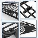 GarveeLife 64 in x 39 in Universal Roof Rack Carrier Basket, 200 LBS Capacity Car Cargo Rack with Extension Luggage Holder Basket Heavy Duty for SUVs, Trucks, Vehicles