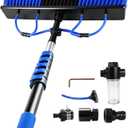𝐔𝐩𝐠𝐫𝐚𝐝𝐞 Solar Panel Cleaning Kit, 20FT Extension Pole Solar Panel Cleaning Brush, Water Fed Pole Brush with Soap Dispenser, Fit for Solar Panels, Snow Removal