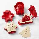 3PCS Dough Presser Pocket Pie Molds, Party Potluck Hand Pie Molds, Apple, Pumpkin And Acorn Shapes (Christmas Themed)
