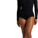 Capezio womens Long Sleeve Leotard (Small, Black)