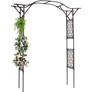 Lalahoni Garden Arch, Wedding & Event Decoration Trellis for Climbing Plants Outdoor, 6.8ft Archway for Roses Vines, Lawn, Party, Ceremony