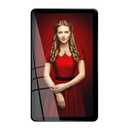 Bluesun 5x10 Picture Frame Black, Picture Frames Glass, Hanging Picture Frame, Matted for wall and tabletop Decor (5x10, black)