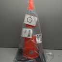 Cortina DW Series Slim Line 28" Orange Traffic Cone with 7 lb. Base and Double Reflective Collars 03-500-51