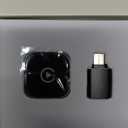 Wireless CarPlay Adapter, 2026 Upgraded Wired to Wireless for Apple CarPlay & Android Auto, Mini USB Design Car Play Adapter with Type-C Extension, Plug and Play, Stable Connection & No Latency (White)