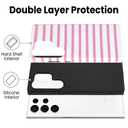 SOKAD Magnetic Horizontal Stripes Phone Case for Samsung Galaxy S22 Ultra