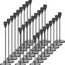 27 Pack Candles Holder, 9 Sets Taper Candlestick Holders Fit 0.75 Inch Thick Pillar Candles, Long Candle Sticks Centerpiece Decor for Home Wedding Dinning Party Anniversary(Black)