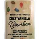 Bath and Body Works Super Smooth Body Lotion Sets Gift For Women 8 Oz (Cozy Vanilla Bourbon)