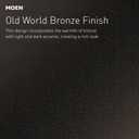 Moen CSR2155OWB Curved Shower Rod, Old World Bronze