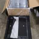 Vesgantti 109" U Shaped Cloud Sectional Sofa, Comfy Corduroy Upholstered Sectional Modular Sofas for Living Room, Modern Modular Couch with 2 Ottoman Deep Seat, Dark Grey