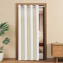 Velvet Door Curtains Grommet Privacy for Doorway,Closet Curtain for Open Closet,Room Dividers Darkening,Thermal Insulated,Soft Door Windows for Bedroom Living Room(1 Panel,Ivory,25" W x 40" L)