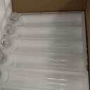 Teenyyou 12 Set Hurricane Glass Candle Holders and 12 Set Glass Bud Vases