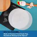 Baking Parchment Circles, Set of 100, 12 Inch Non Stick Baking Parchment Paper for Springform Cake Tin, Toaster Oven, Tortilla Press and so on