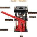 13-20mm Manual Hydraulic Hose Crimper Benchtop Bottle Jack Press Crimper High Pressure Sprayer Hose Pressing Hydraulic Clamp